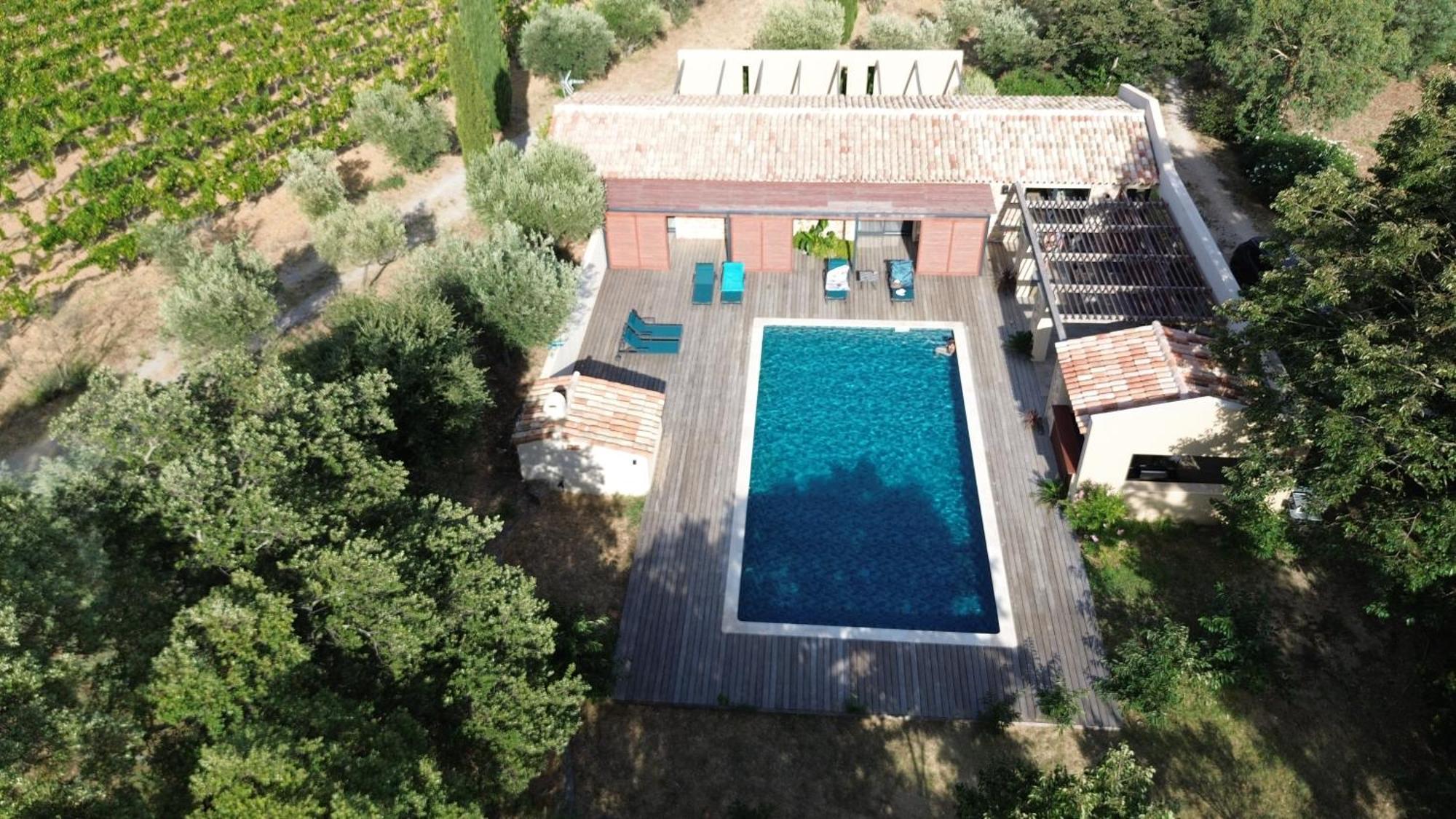 Magnifique Villa Avec Piscine Au Coeur Des Vignes Коголин Экстерьер фото